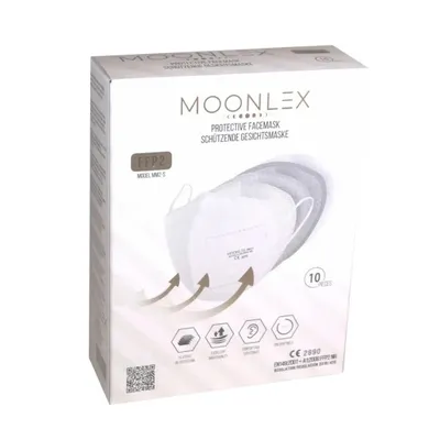 Produktbild von Moonlex Ffp2 Maske Ce2890 5lagig einzeln foliert 1 St