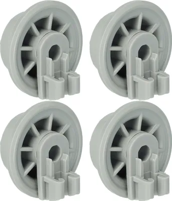 Produktbild von vhbw 4x Korbrolle für Unterkorb kompatibel mit Gorenje Geschirrspüler - Durchmesser 35 mm