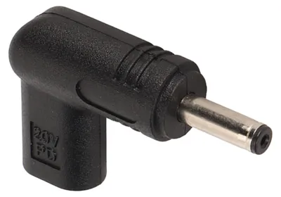 Produktbild von Typ-C-Buchse auf 4,0 x 1,35 mm DC-Adapter, professionelle, effiziente 100-W-PD-USB-Stromversorgung für Laptops