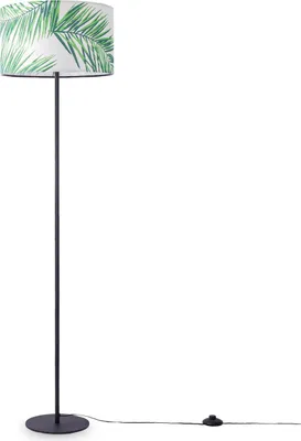 Produktbild von Stehlampe Wohnzimmer Leselampe Lampenschirm Deko Schlafzimmer Palme Leuchten Farbe / Größe Grün (Ø38cm)