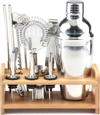Obrázek produktu pro 12 kusů / sada Nerezový koktejlový šejkr Míchací šejkr na víno pro barmanskou sadu nápojů Bar Tool Set