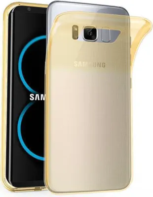Produktbild von Cadorabo Hülle für Samsung Galaxy S8 Schutz Hülle in Gelb Schutzhülle TPU Silikon Cover Etui Case