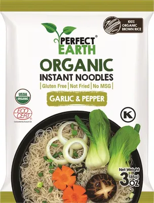 Produktbild von GLUTENFREIE -INSTANT-SUPPE MIT KNOBLAUCH UND PFEFFER 85 g  – PERFECT EARTH
