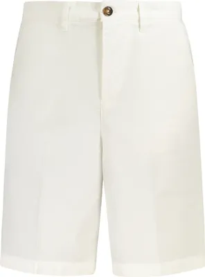 Produktbild von Weiße Herren-Bermuda-Shorts: Regulär, 4 Taschen, klassischer Stil