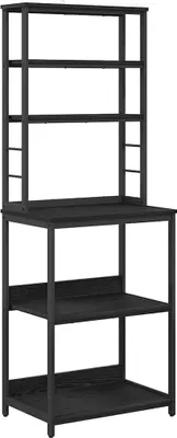 Zdjęcie produktu dla vidaXL Półka kuchenna o wyglądzie czarnego dębu 60 x 40 x 168 cm materiał drewnopochodny