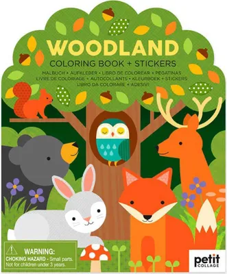 Obrázek produktu pro Woodland Coloring Book + Stickers