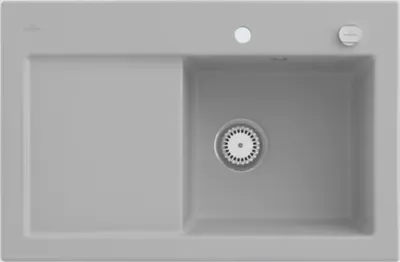 Produktbild von Villeroy & Boch Keramikspüle 671402SM, Subway 45 Einbauspüle - inkl.
