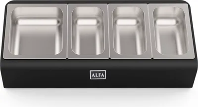 Obrázok produktu pre Alfa Forni Toppingstation 4 misky (3 GN 1/9 - 1 GN 1/6)