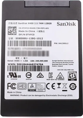 Immagine prodotto di Sandisk X400 Ssd 2,5" Sata 128gb Disco Stato Solido Computer Pc Notebook Aio