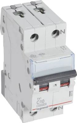 Immagine prodotto di Interruttore LS Legrand, C10A, 1P+N, 10kA, 2TE, 1 pz.