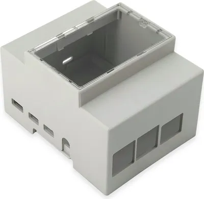 Image de JOY-IT Boîtier pour rail DIN pour Raspberry Pi 4 B