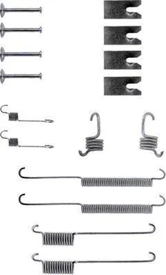 Produktbild von HELLA Zubehörsatz Bremsbacken 8DZ 355 200-311 Hinten für FORD MONDEO II Kombi (BNP)