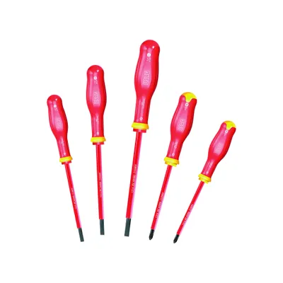 Image de USAG 091 SH5 Jeu de 5 tournevis, tournevis isolés, 1000 V, EN 60900