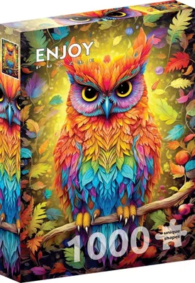 Produktbild von Puzzle mit 1000 Teilen Enjoy – Herbstliche Eule