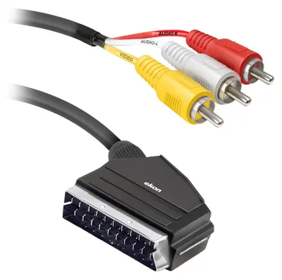 Immagine prodotto di EKON Cavo Scart – RCA con switch