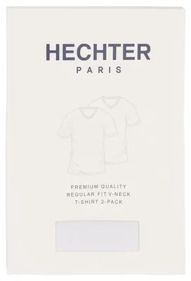 Produktbild von Daniel Hechter - Regular Fit - Doppelpack Herren Kurzarm T-Shirt V-Neck/V-Ausschnitt (100902 76020), Größe:S, Farbe:Weiß (10)