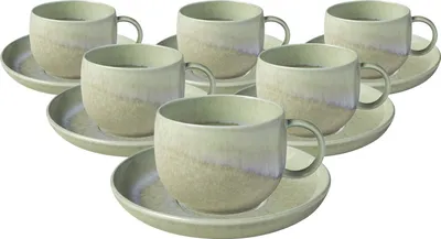 Produktbild von like. by Villeroy & Boch Perlemor Alga Espressotasse mit Untertasse 60 ml 6er Set