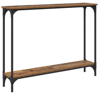 Immagine prodotto di vidaXL Tavolo consolle in legno recuperato 100 x 22,5 x 75 cm Materiale a base di legno