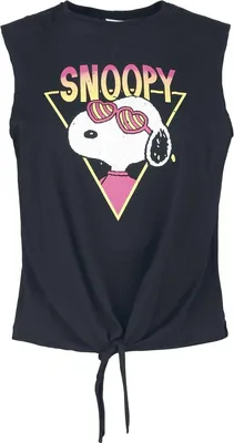 Produktbild von Peanuts Top Damen Snoopy - On Tour schwarz S