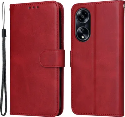 Produktbild von OPPO A98 Hülle - Coverup Klapphülle - Rot