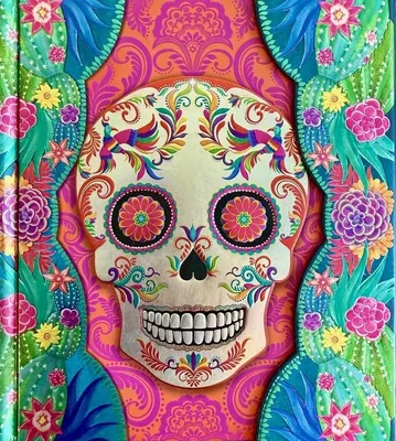 Obrázek produktu pro zápisník Boncahier Arte Mexicano Lebka