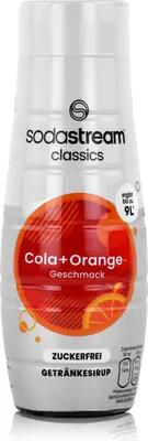 Zdjęcie produktu dla SodaStream 1524209490, Syrop do saturowania, Szary, Pomarańczowy, Czerwony, Cola, Pomarańczowy, 440 ml, 9 l, 1 szt.