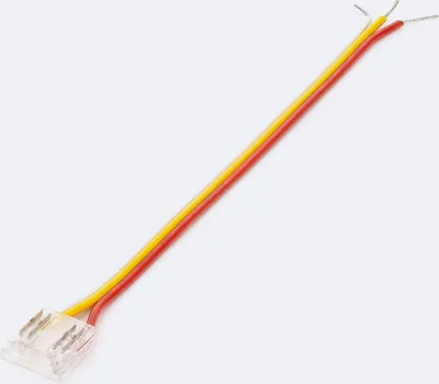 Produktbild von Clip-Verbinder mit Kabel für LED-Streifen CCT 24V DC COB & SMD2022 IP20 Breite 10mm CCT
