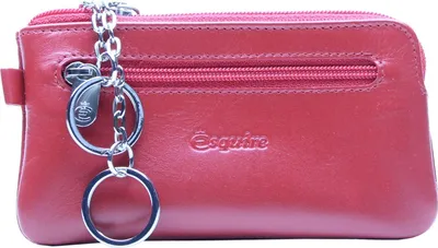 Produktbild von Esquire Schlüsselmäppchen New Silk Key Case Red dunkelrot