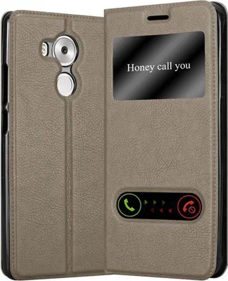Obrázek produktu pro Cadorabo Protective Case for Huawei MATE 8 Case in Brown Pouzdro na mobilní telefon typu kniha Cover Etui