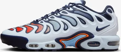 A side view of a Nike Air Max Plus Drift sneaker.