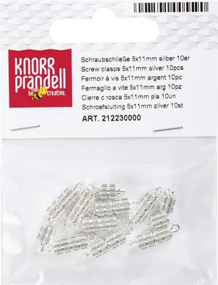 Produktbild von KNORR PRANDELL 212230000 Schraubschließe 10 x 5 mm Metall silberfarben