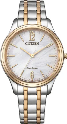 Produktbild von Citizen Damenuhr EcoDrive bicolor EM0416-78A
