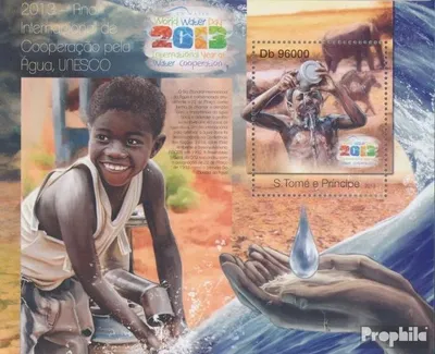 Produktbild von Briefmarken Sao Tome e Principe 2013 Mi Block 869 (kompl. Ausgabe) postfrisch Weltwassertag 2013