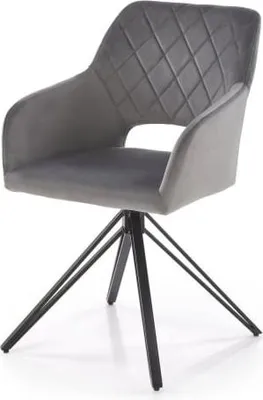 Obrázek produktu pro Čalouněná židle K535 šedá otočná židle