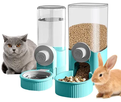 Produktbild von Automatische Trinkflasche für Kaninchen und Kleintiere, Set mit 2 Stück