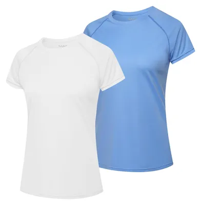 Productafbeelding van MEETWEE Dames Surfshirt, beschermende kleding, UV-shirts, zwemkleding, tankini, UPF 50+, korte mouwen