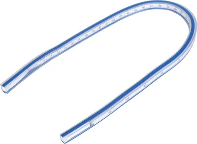 Obrázok produktu pre Ohybné plastové pravítko s metrickou stupnicou, mäkký merací nástroj na kreslenie a šitie, 40 cm