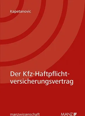 Produktbild von Der KfZ-Haftpflichtversicherungsvertrag