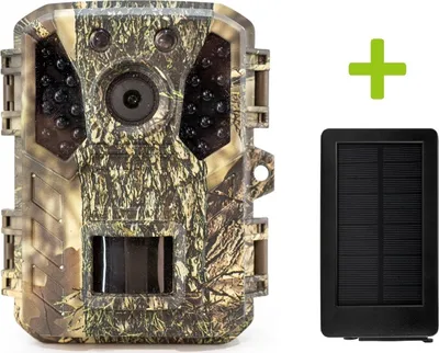 Zdjęcie produktu dla Fotopułapka OXE Gepard II i panel słoneczny + karta SD 32GB i 4 baterie GRATIS!