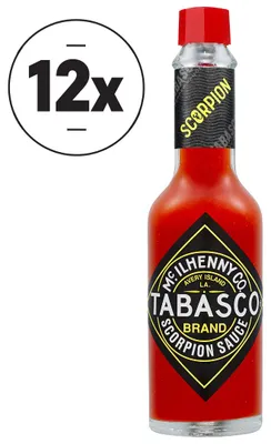 Produktbild von TABASCO® Scorpion Sauce - Sehr scharf - 12x 60ml