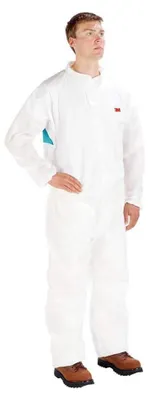 Produktbild von 3M 4520, Weiß, M, Erwachsener, Unisex, Reißverschluss, Frontseite