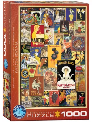 Image de EUROGRAPHICS Puzzle Vieilles affiches 1000 pièces