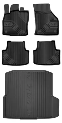 Immagine prodotto di Tappetini 3D TPE + baule DryZone per Skoda Octavia III 2012-2020 5 pezzi