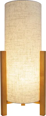 Image de Lampe de table Salon Lampe de table Chambre à coucher Tissu Rétro Naturel Beige 3193927
