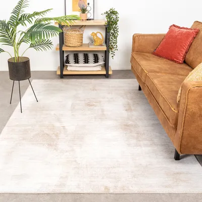 Produktbild von Volero - Moderner Teppich - Strong Beige - 200x290 cm - Wohnzimmer, Esszimmer, Schlafzimmer - Industrielle, Modern