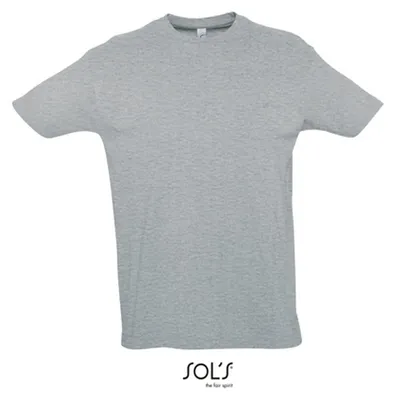 Image de SOLs 11500 | Imperial T-Shirt Hommes Unie - Couleur : Grey Melange - Taille : S