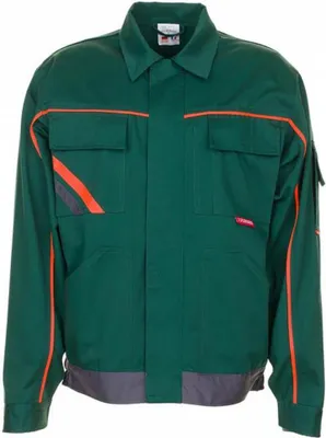 Produktbild von Planam Bundjacke Visline V2, Gr. 98 grün/orange/schiefer