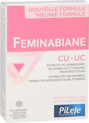 Productafbeelding van Pileje Feminabiane CU-UC – 30 tabletten – Kruidenpreparaat