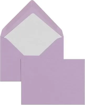 Produktbild von Briefumschläge C6 100g/qm gummiert VE=100 Stück orchidee