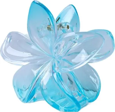 Image de Barrette à cheveux, clip XL fleur OMBRE 7,5 x 8 cm SP321